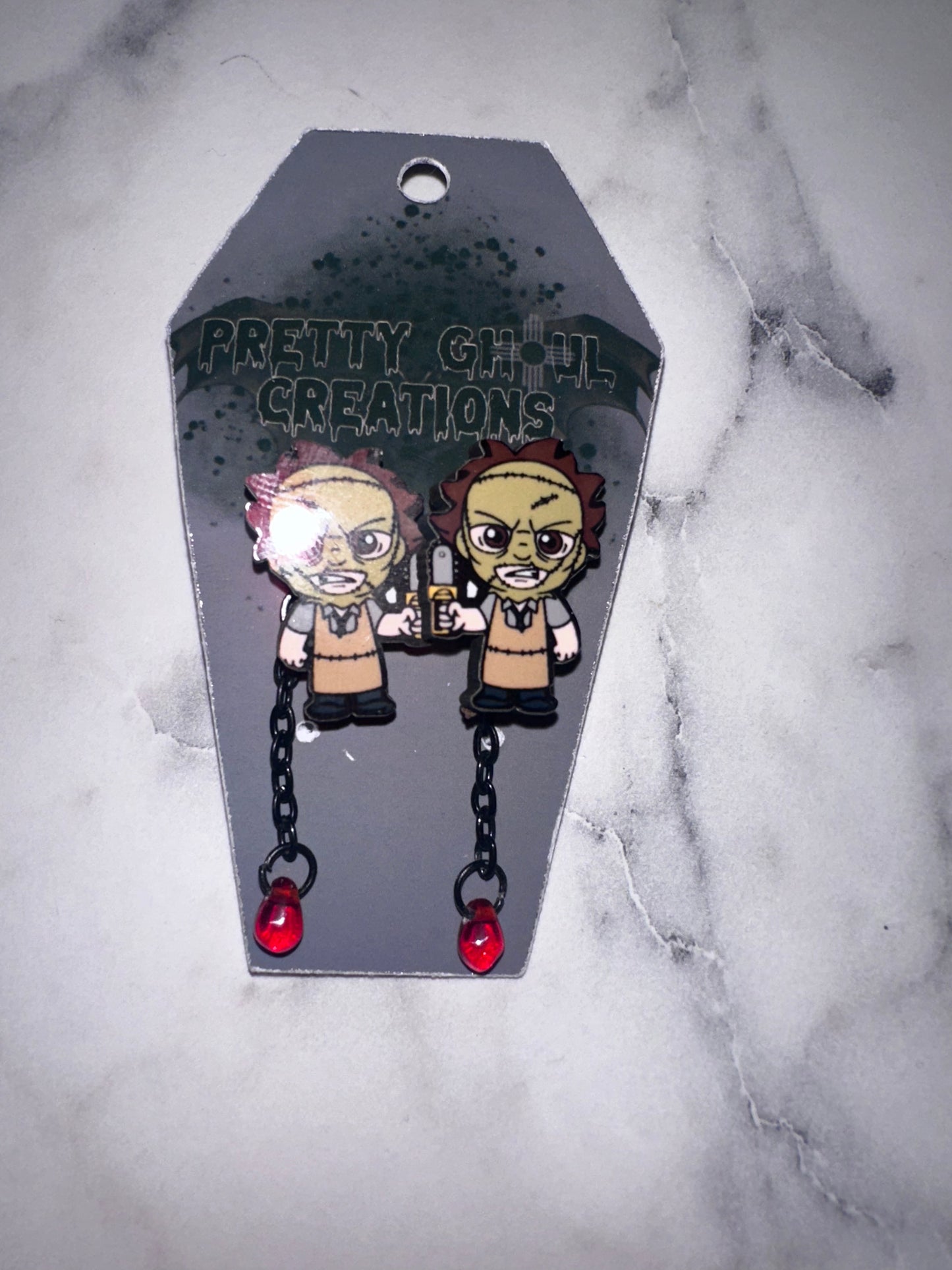 Add blood drop to earring back