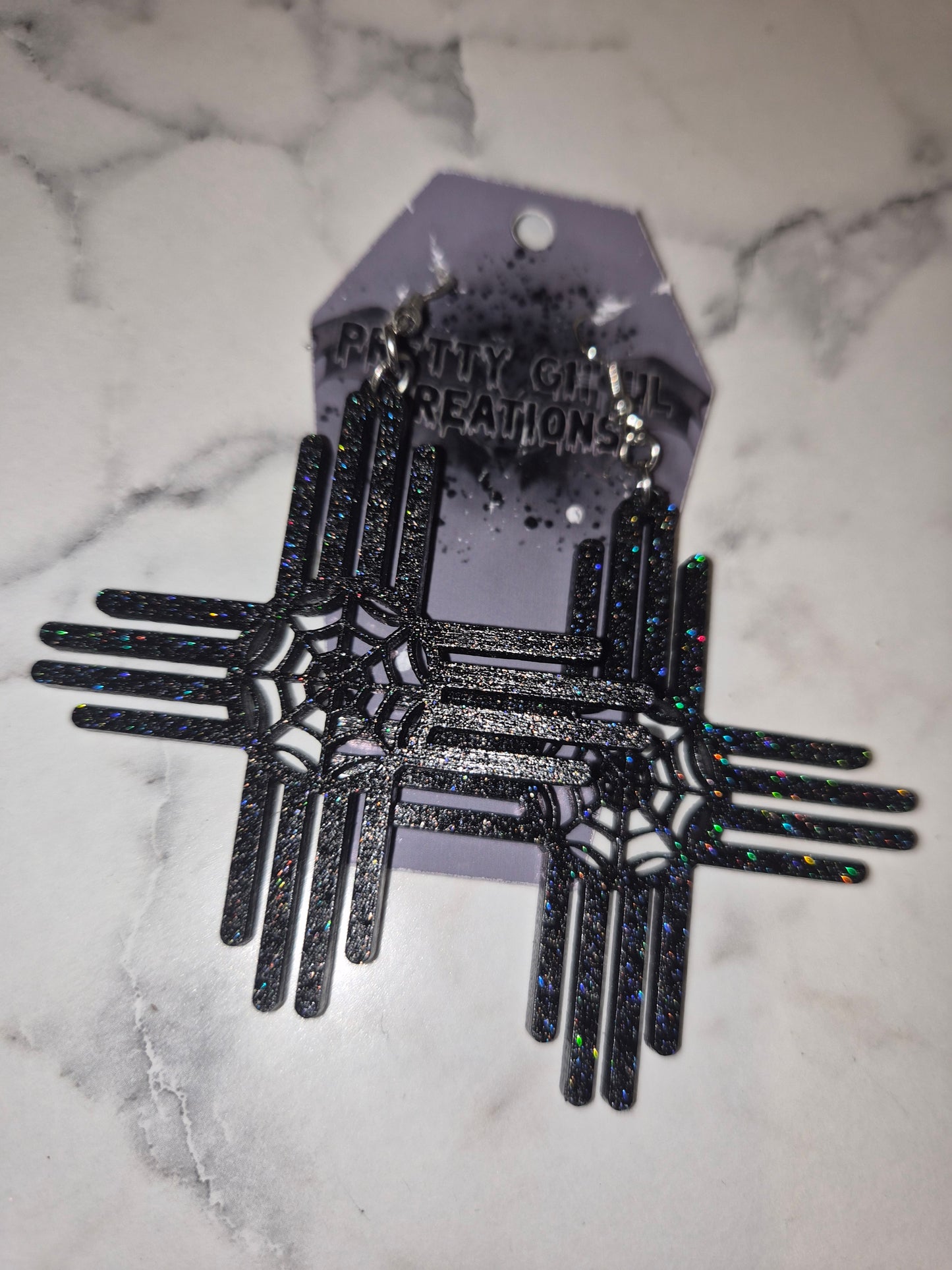 Spiderweb Zia earrings