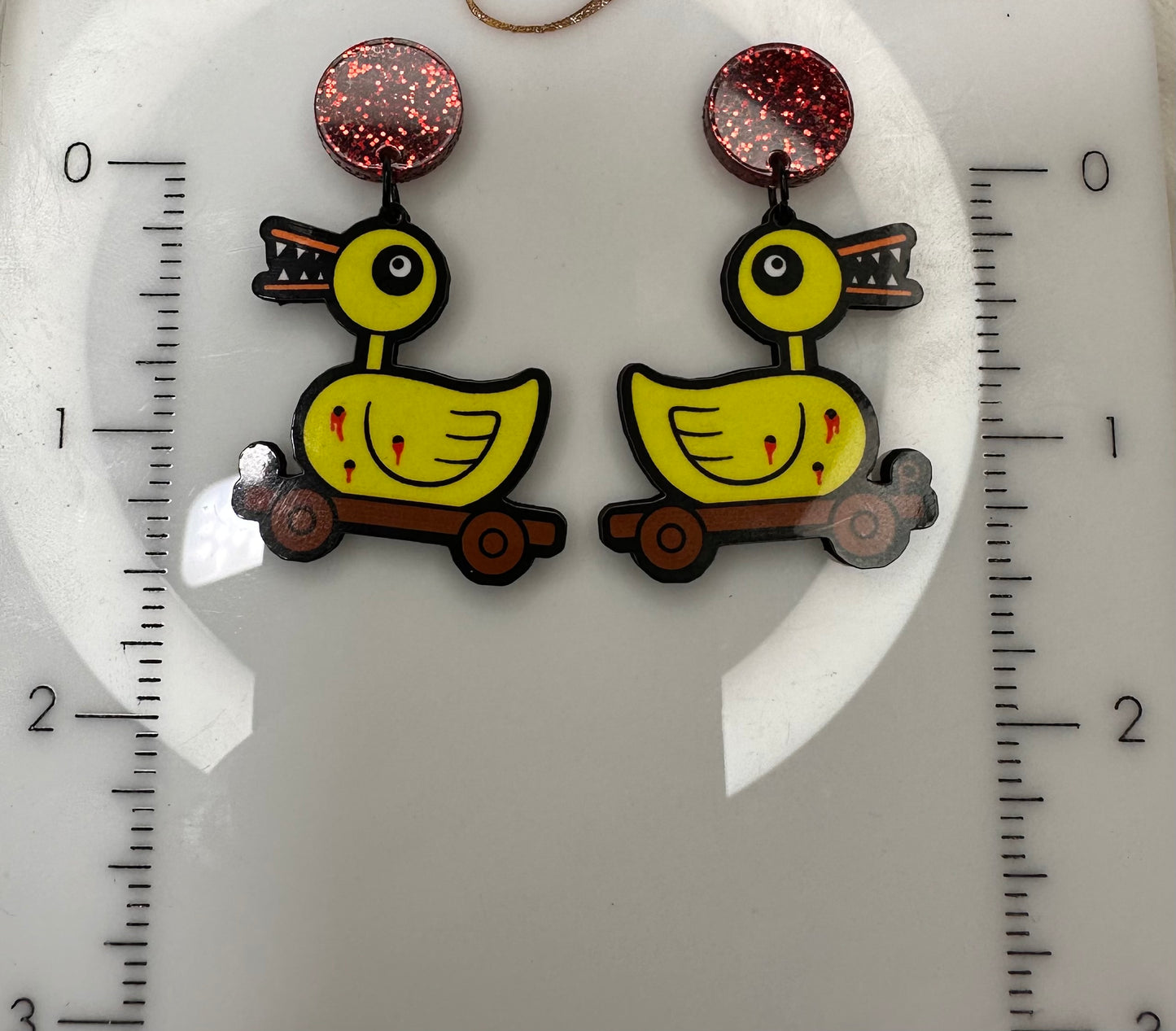 Vampire Duck Earrings