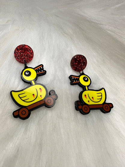 Vampire Duck Earrings