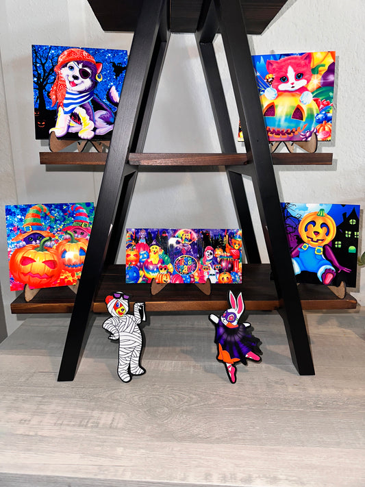 Halloween Lisa Frank Tier Tray Decor