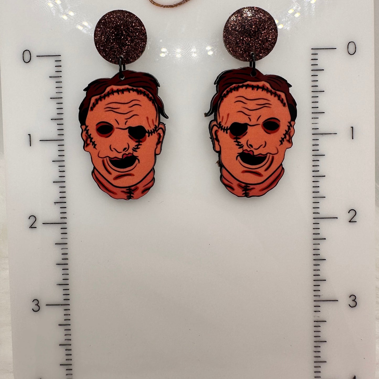 Leatherface earrings