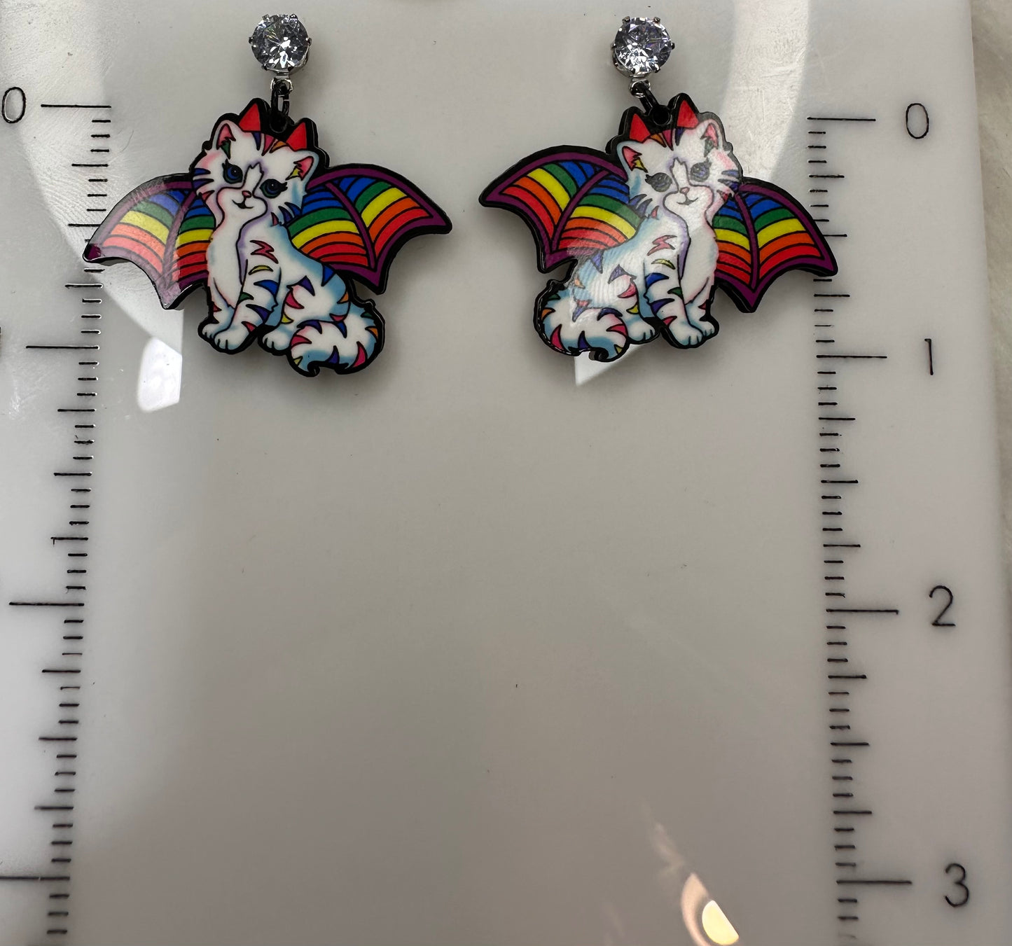 Cat Bat Earrings