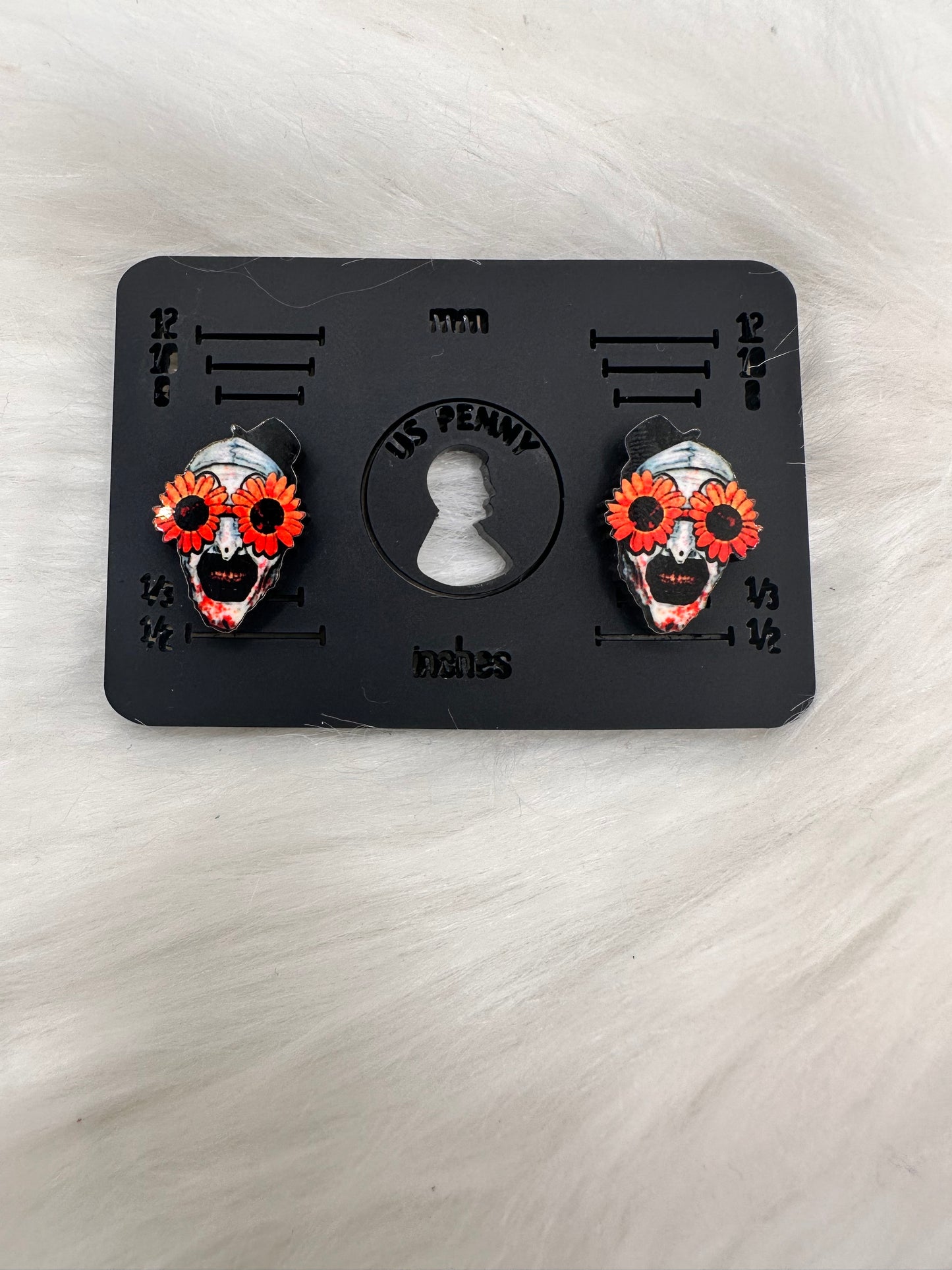 Terrifier stud earrings