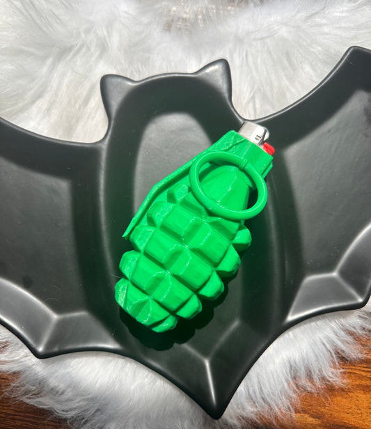 Grenade BIC lighter case