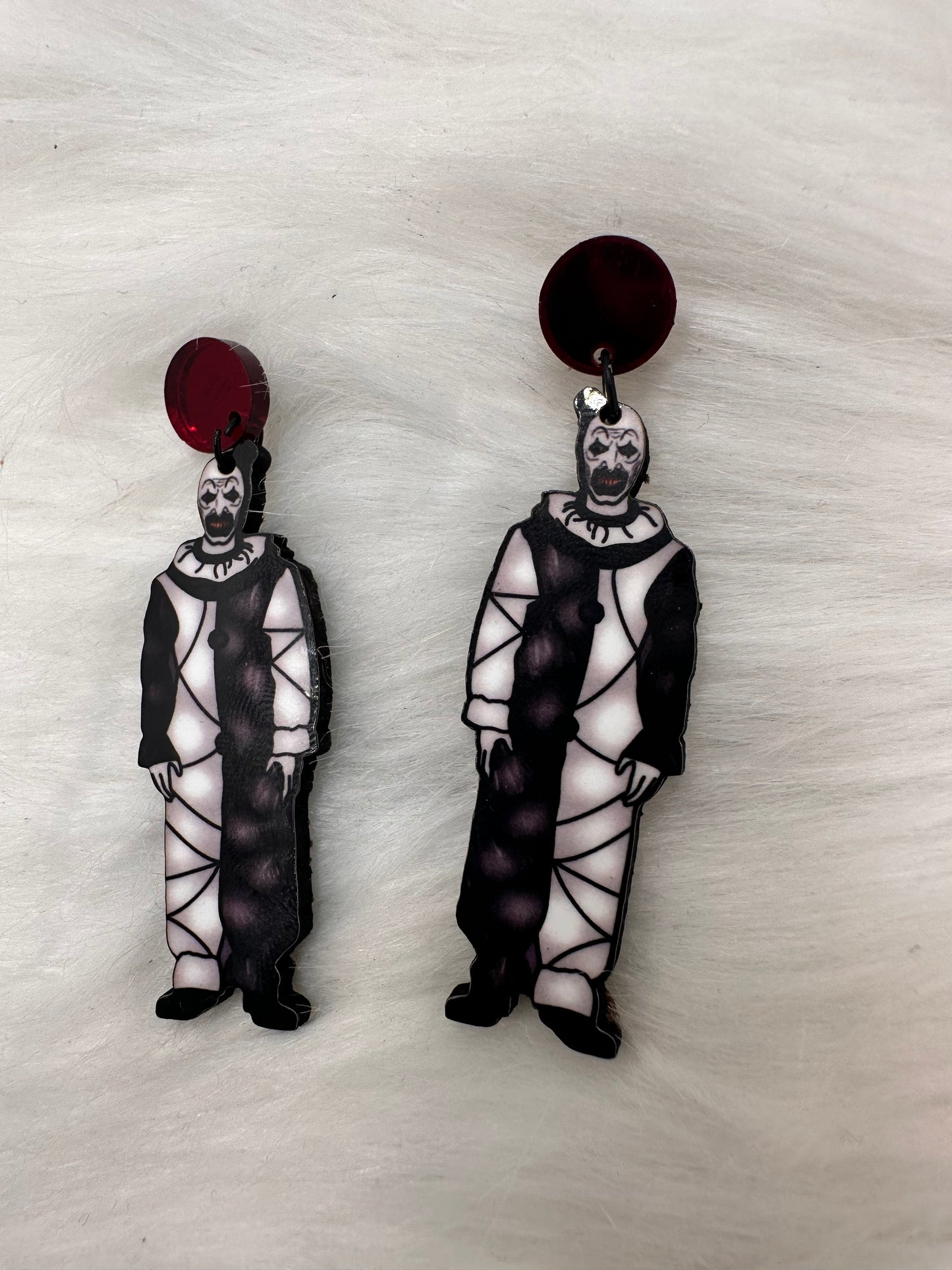 Terrifier Stained Glass earrings