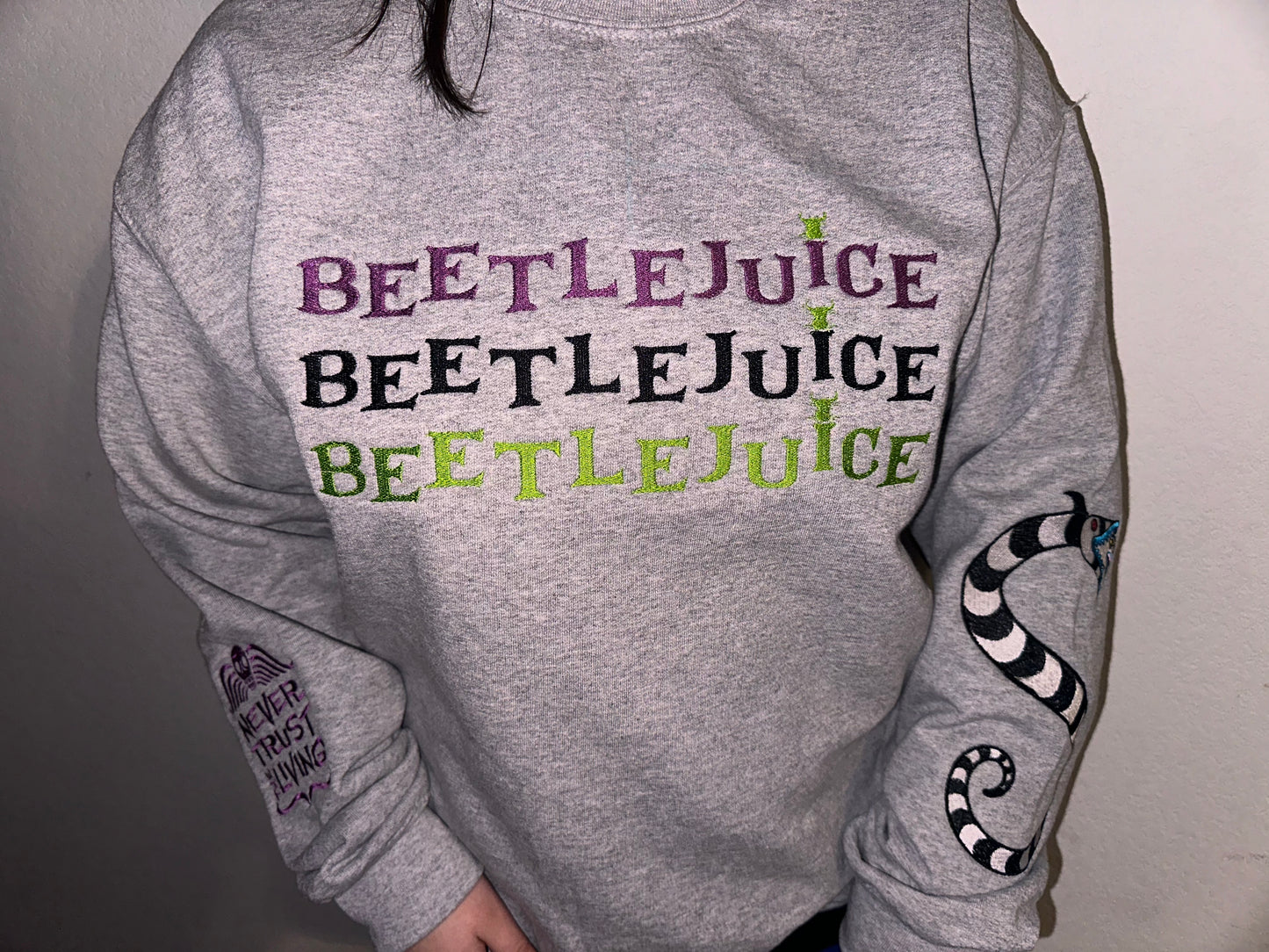 Beetlejuice Sweater