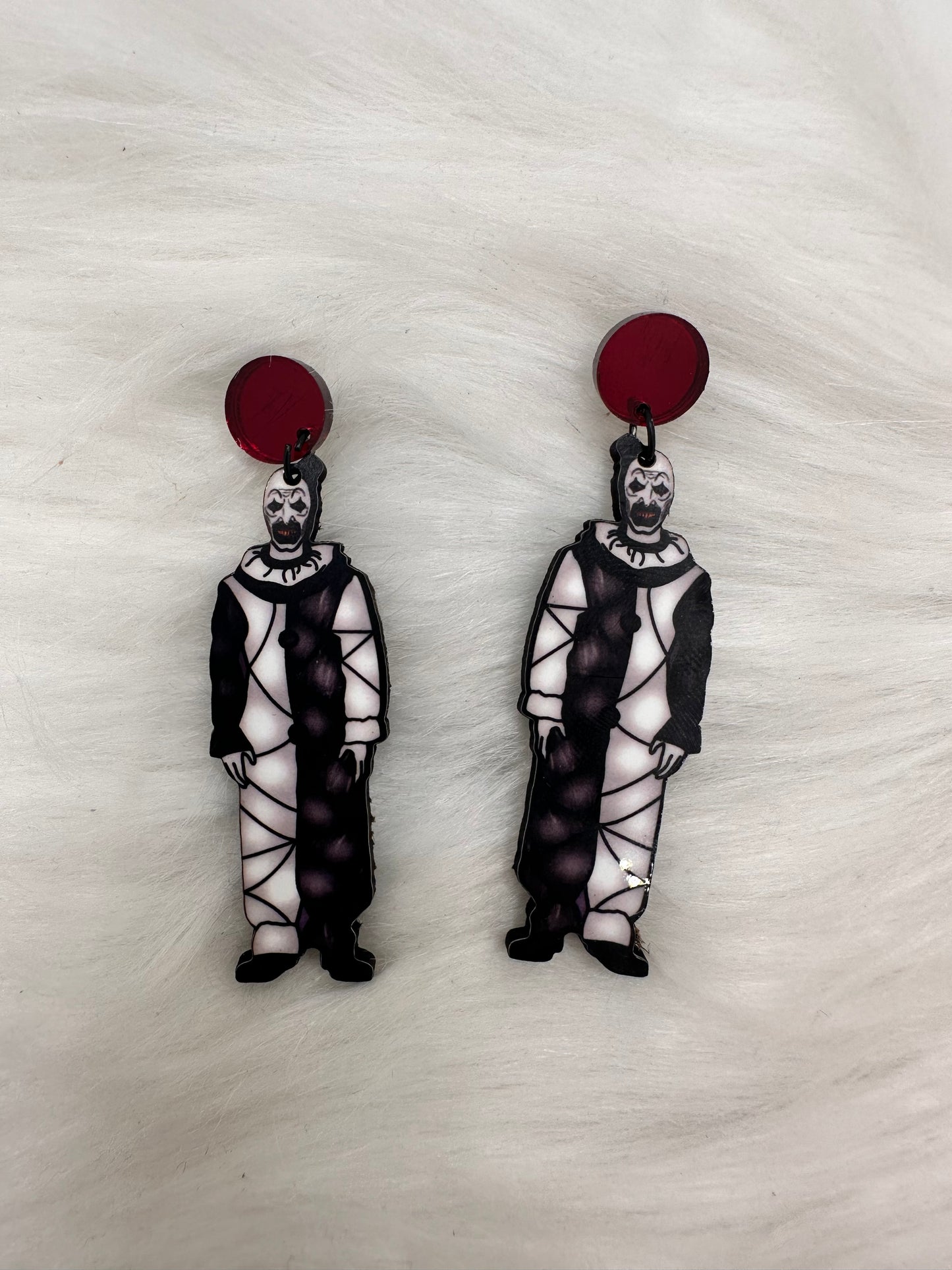 Terrifier Stained Glass earrings