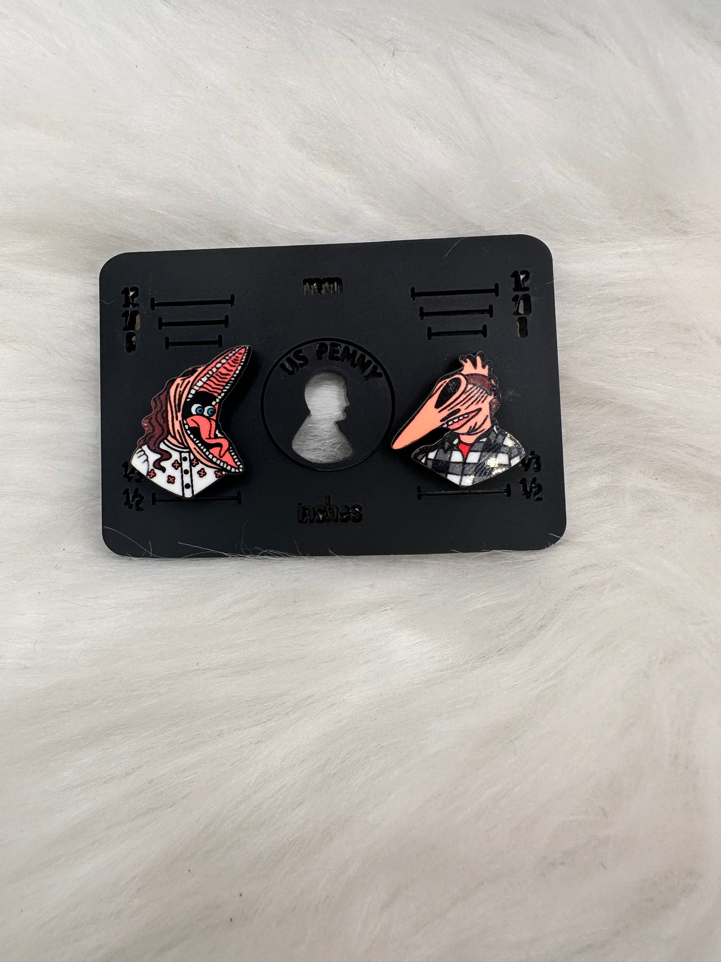 Beetlejuice Stud Earrings