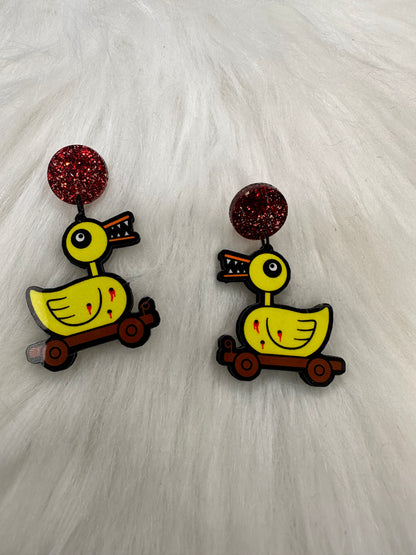 Vampire Duck Earrings