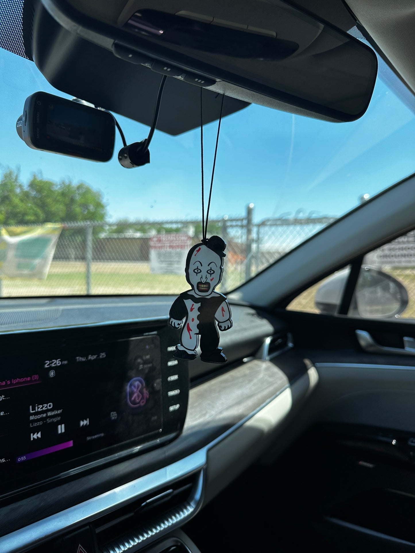 Terrifier rear view mirror charm