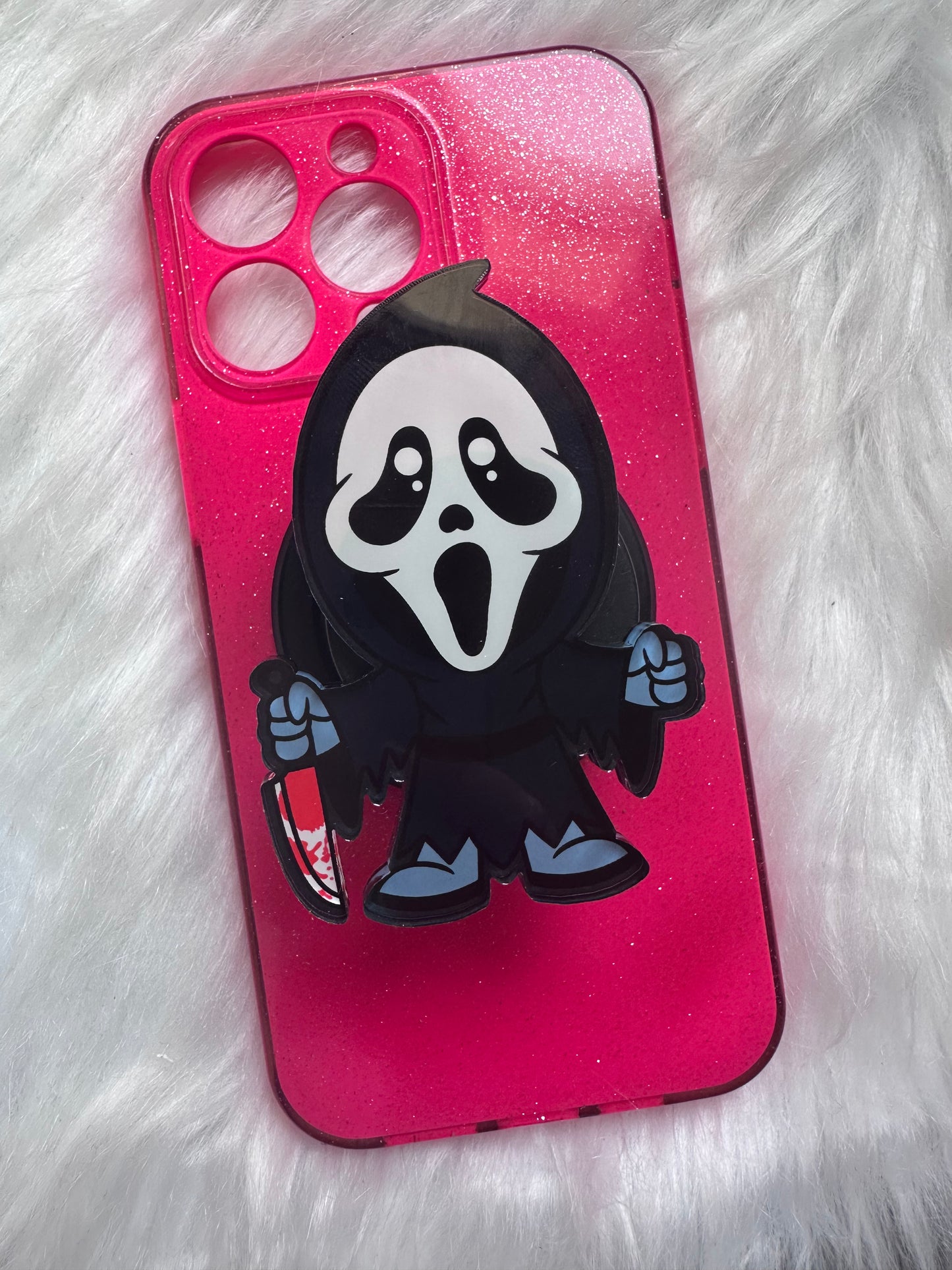 Horror phone grip