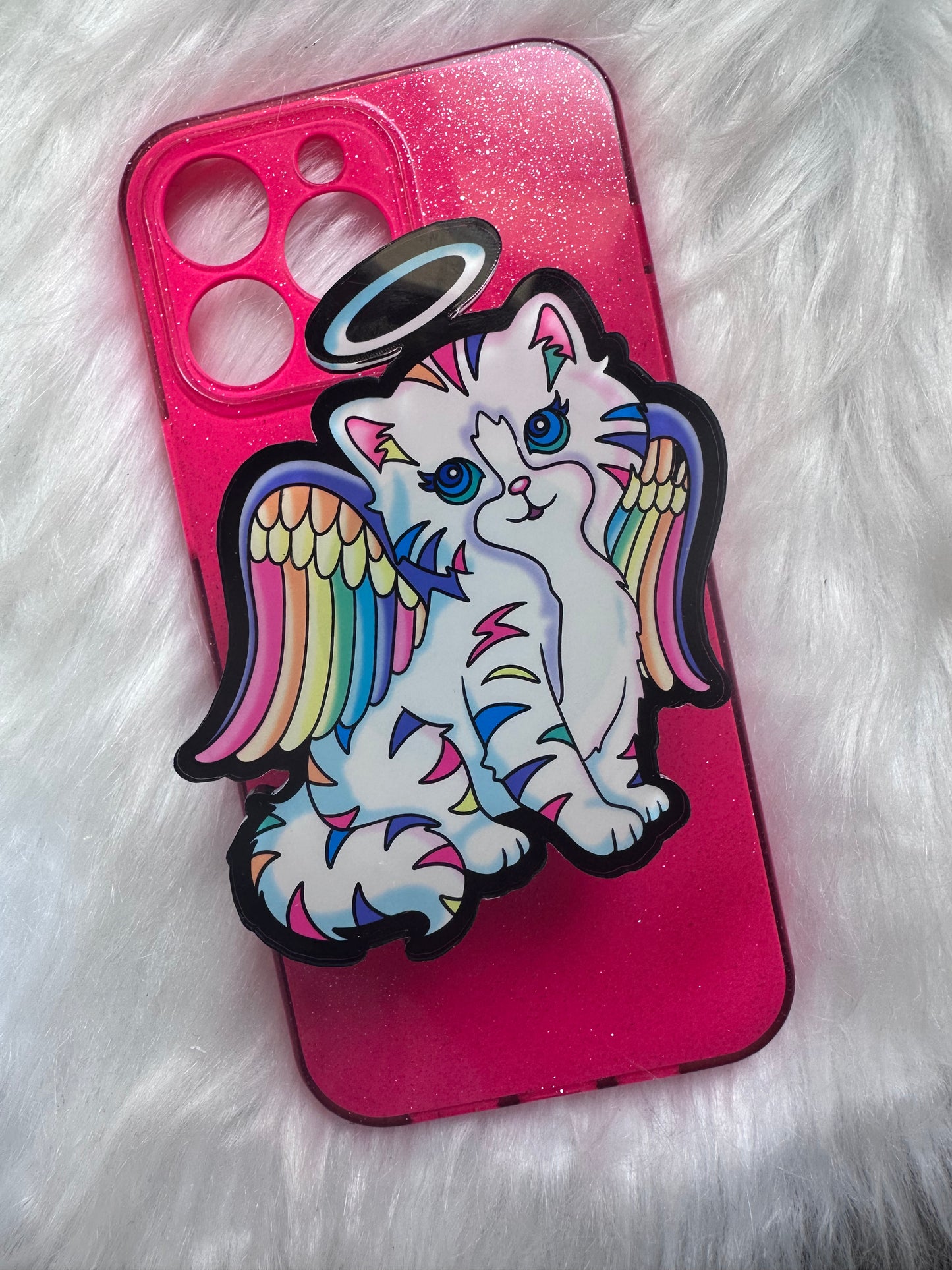 Lisa Frank phone grip