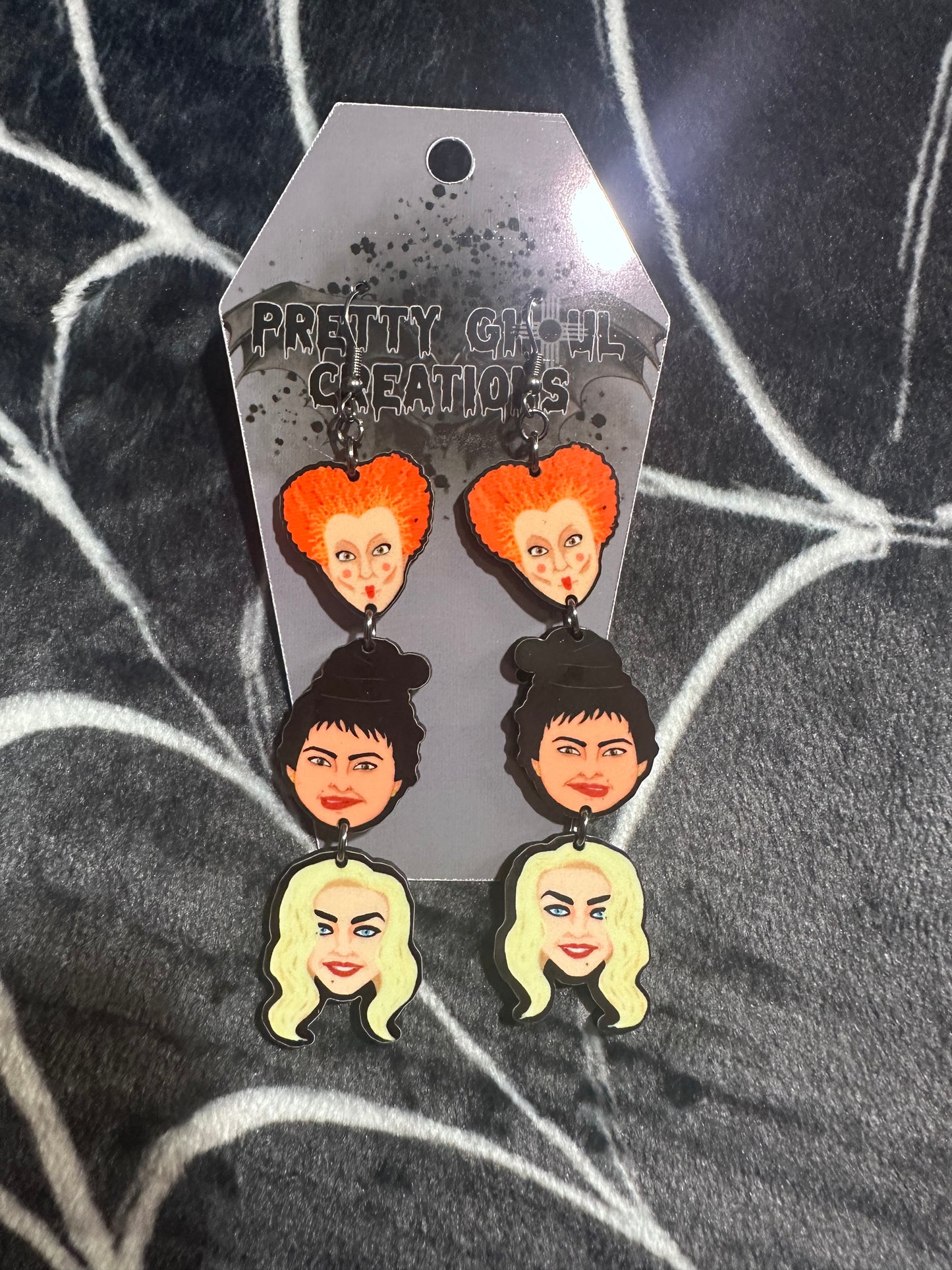 Hocus Pocus trio earrings