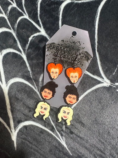 Hocus Pocus trio earrings