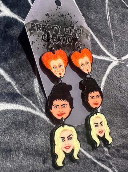 Hocus Pocus trio earrings