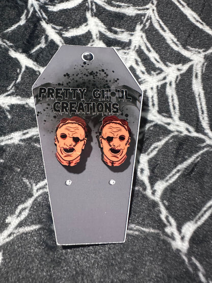 Leatherface earrings