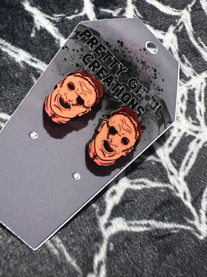 Leatherface earrings