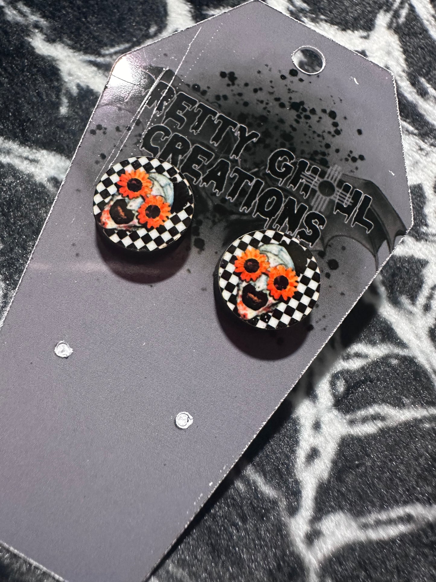 Terrifier stud earrings