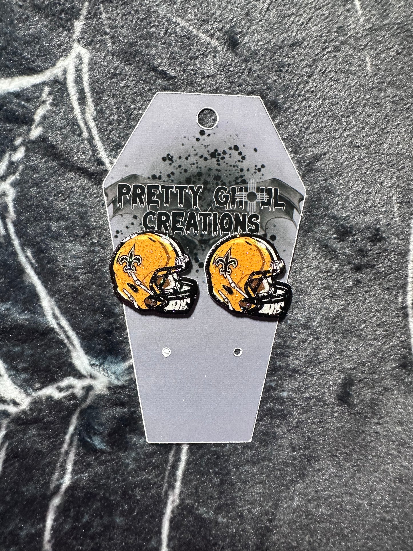 Football earrings