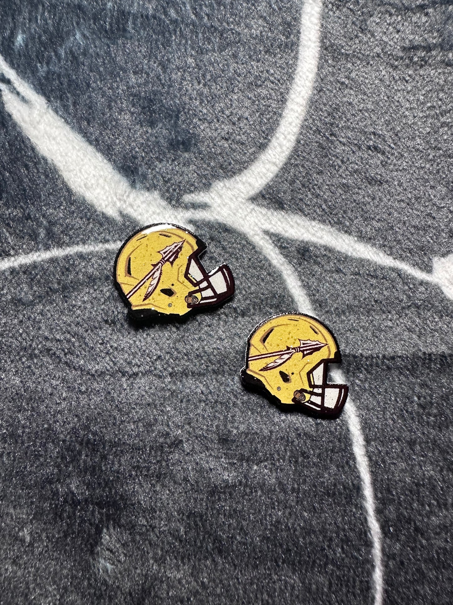 Seminole helmet earrings