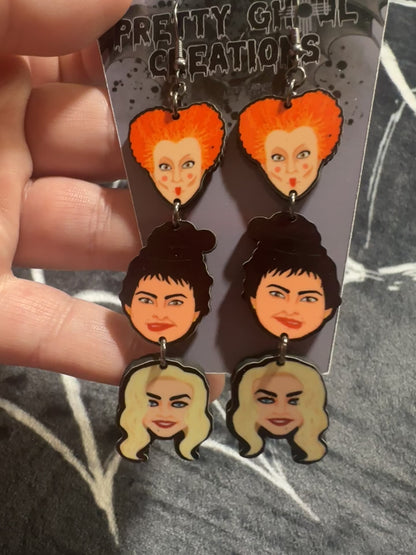 Hocus Pocus trio earrings