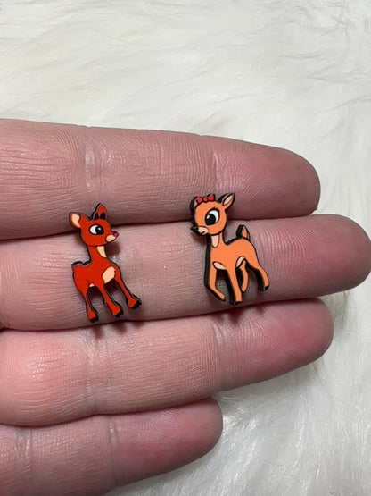 Rudolph and Clarice earrings