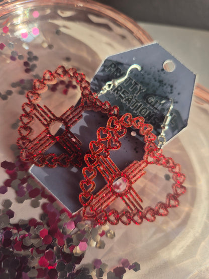 Heart Zia earrings