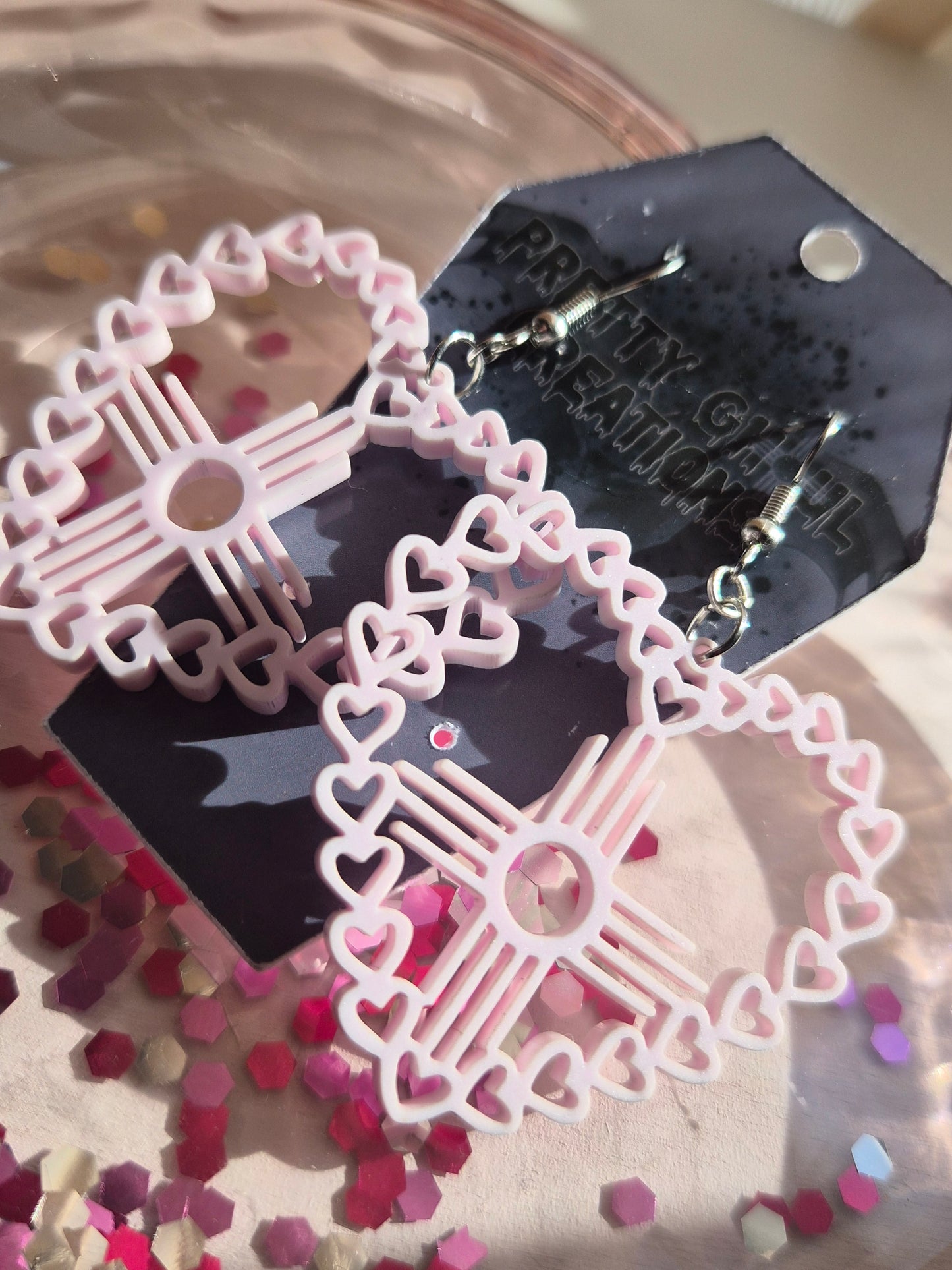 Heart Zia earrings