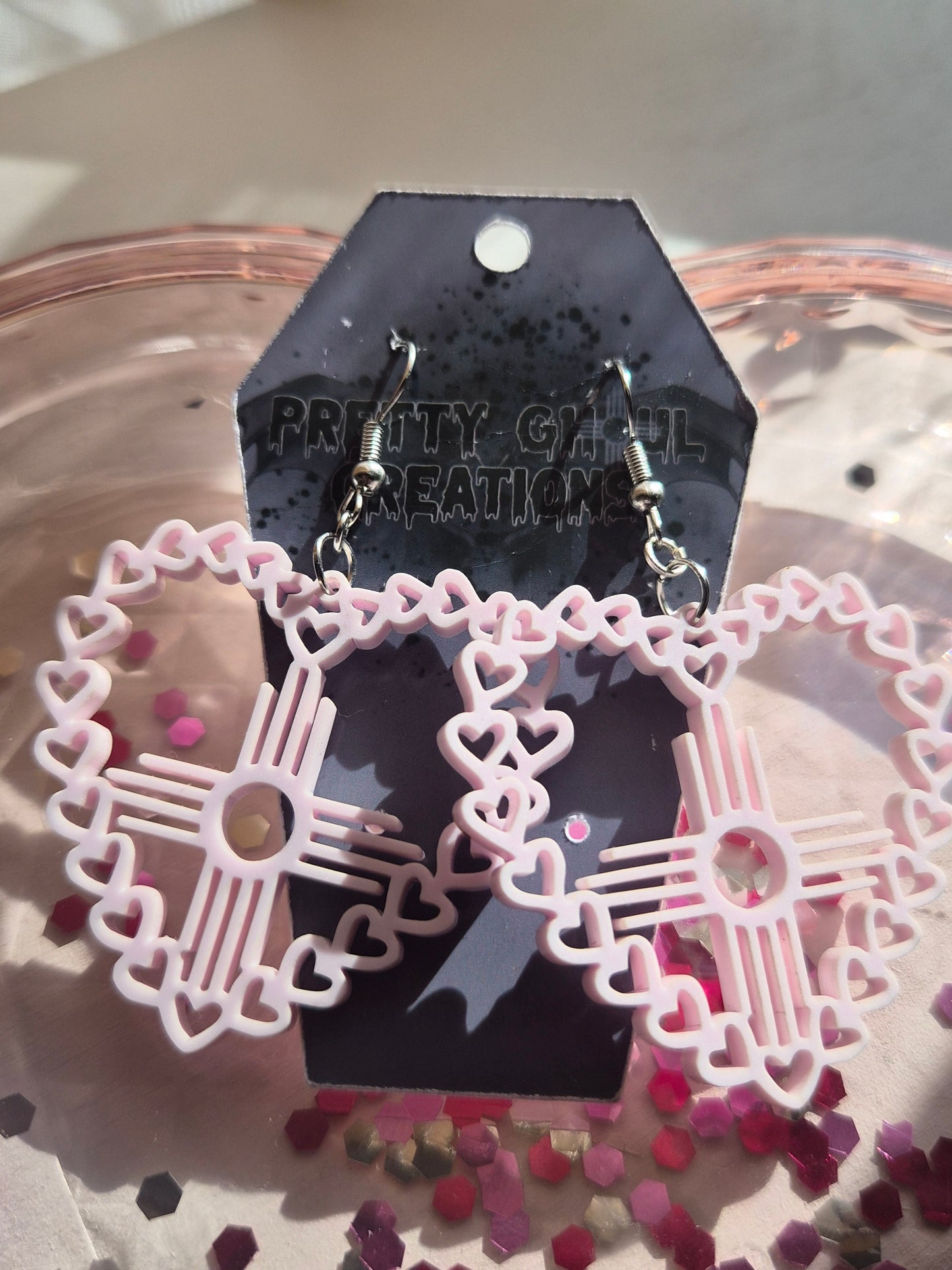 Heart Zia earrings