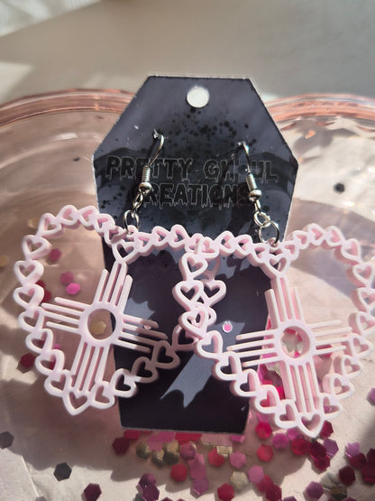 Heart Zia earrings