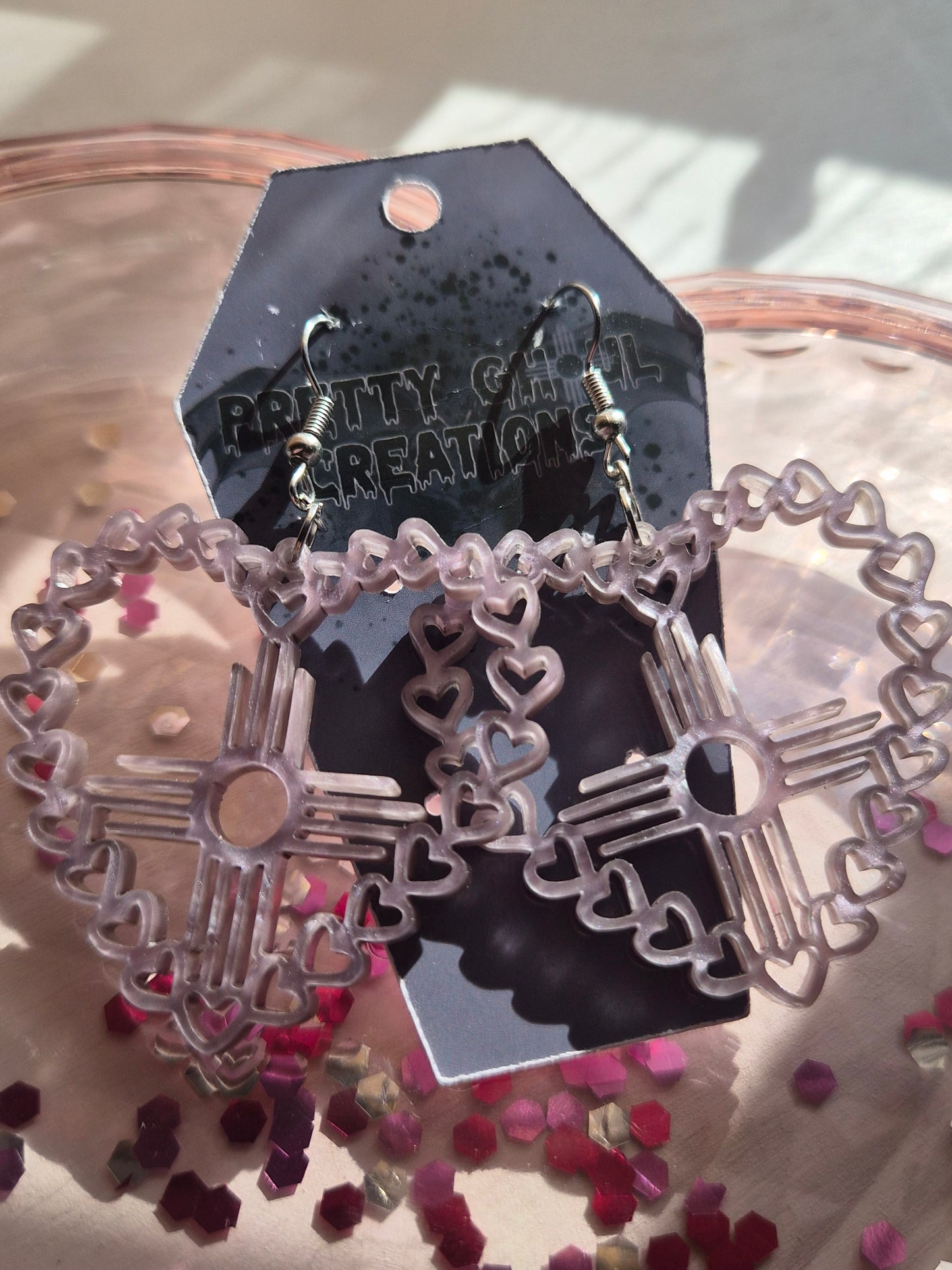 Heart Zia earrings