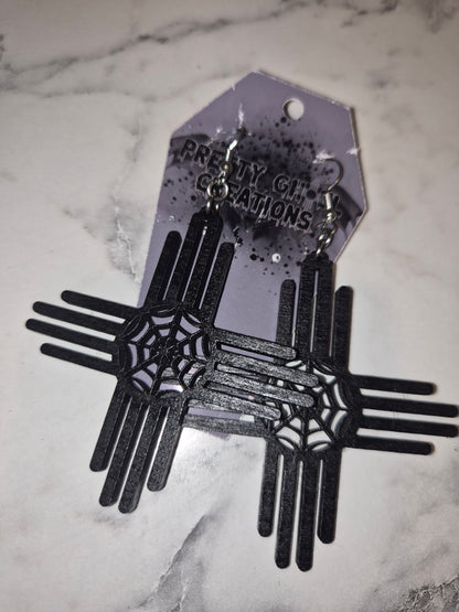 Spiderweb Zia earrings