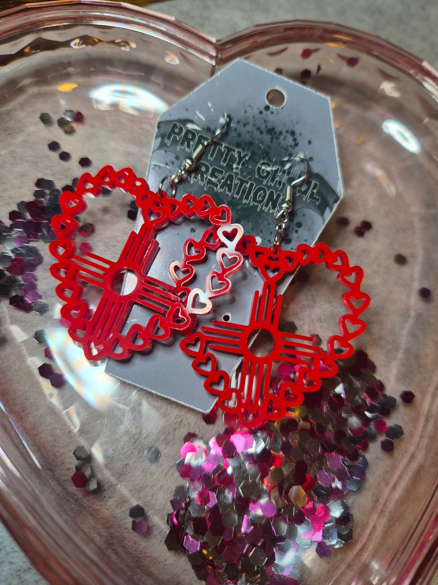 Heart Zia earrings