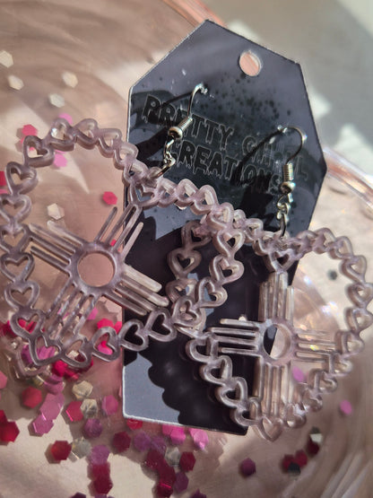 Heart Zia earrings