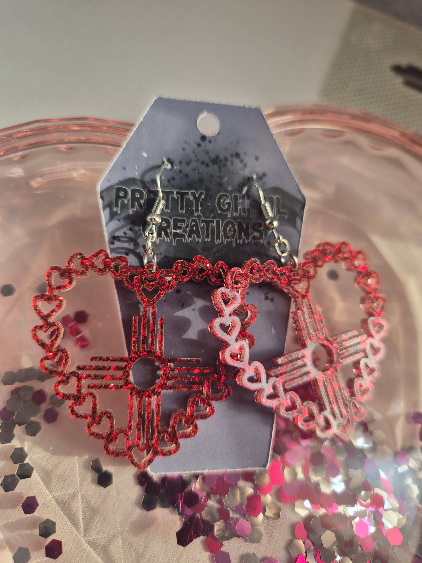 Heart Zia earrings