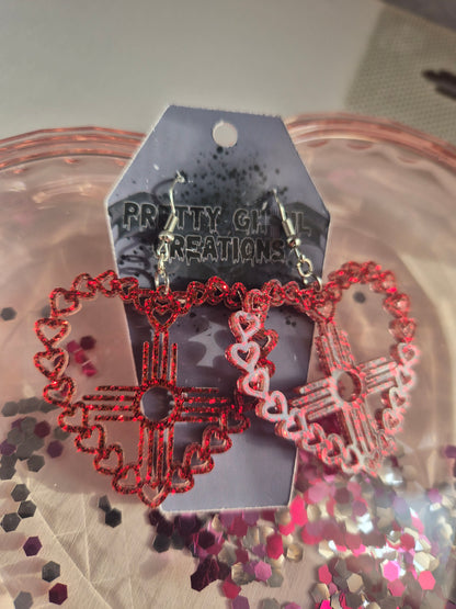 Heart Zia earrings