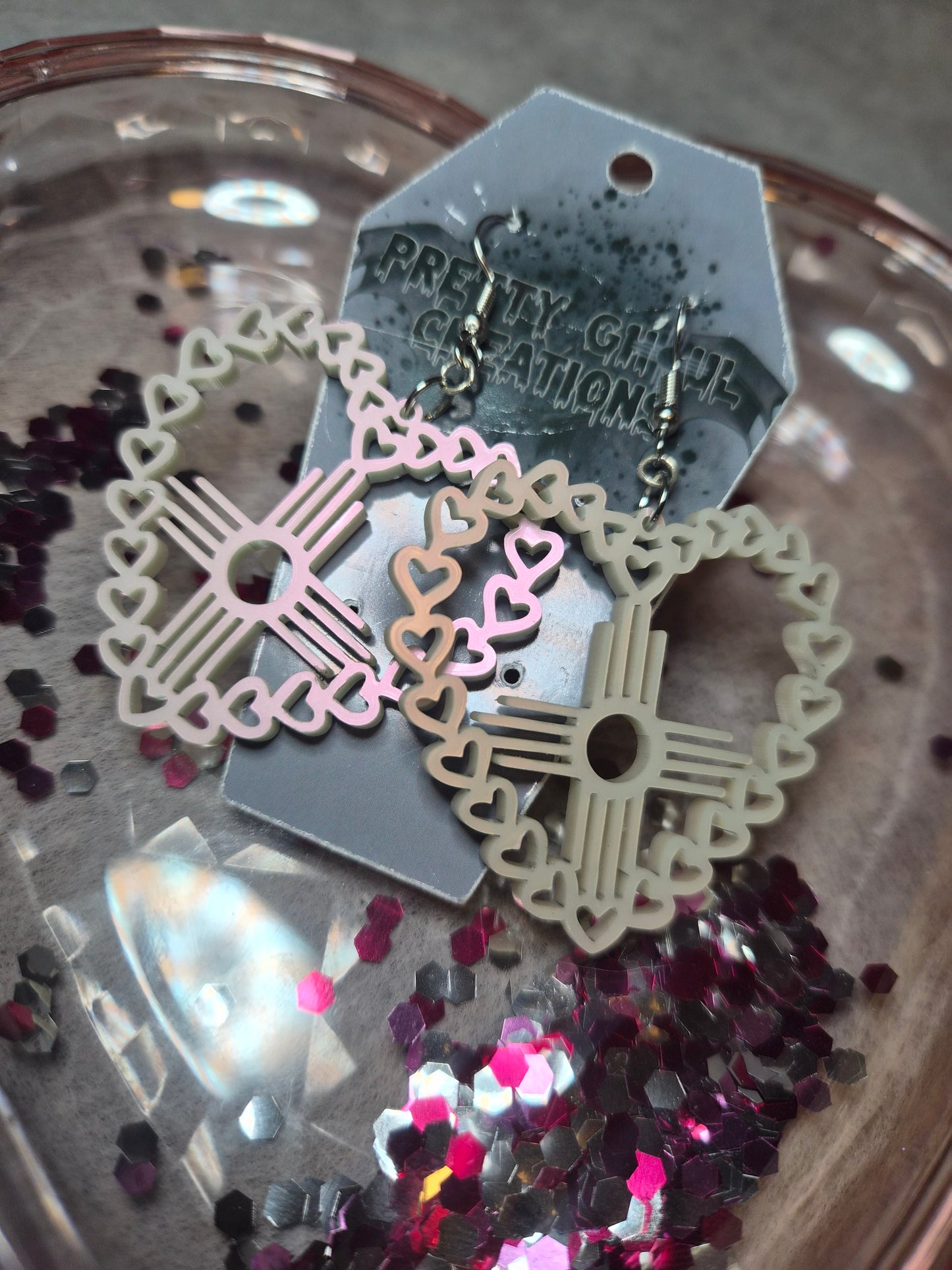 Heart Zia earrings