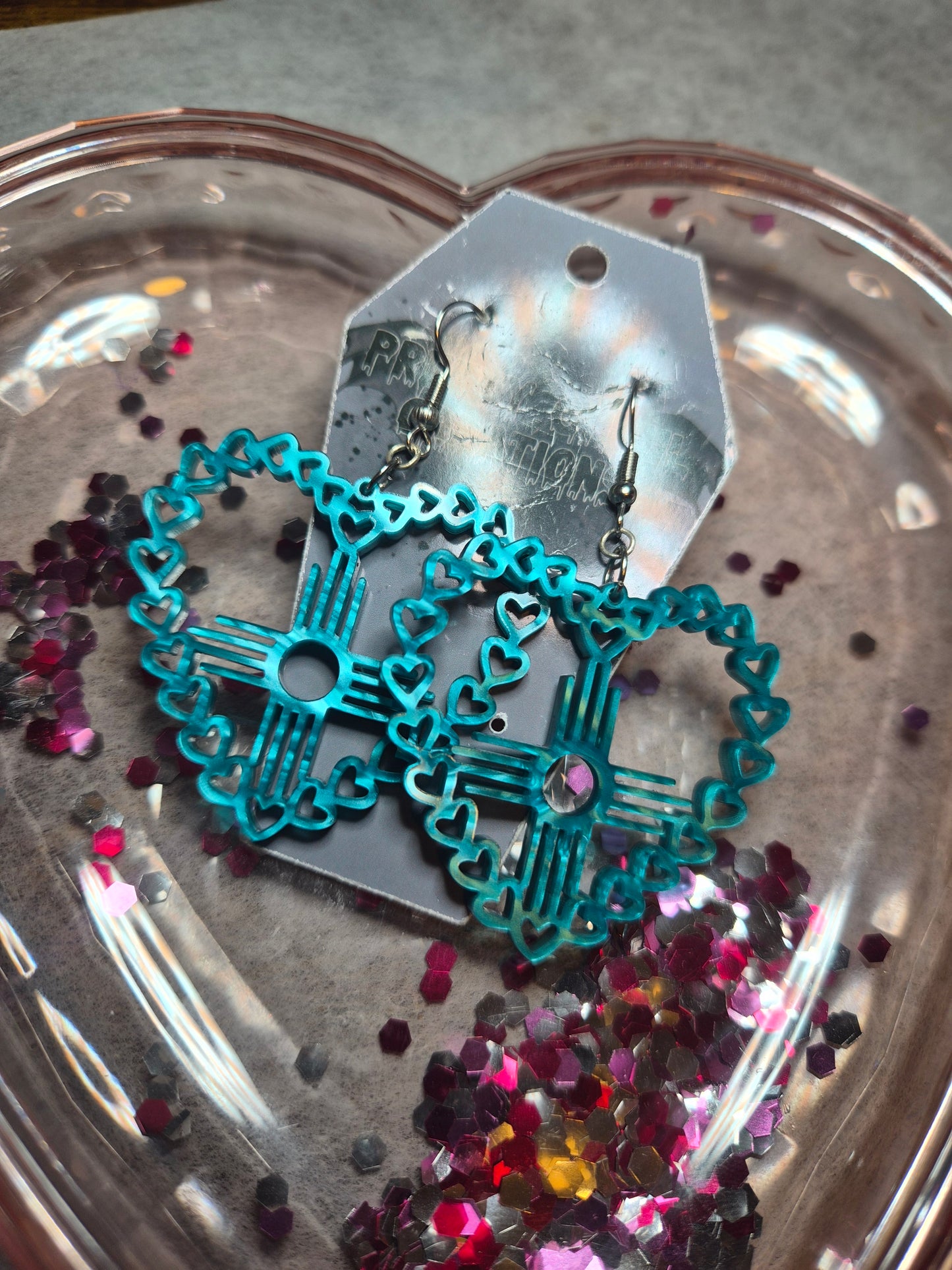 Heart Zia earrings