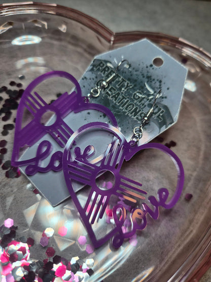 Zia love earrings